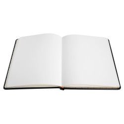 Livre d'or Cuir Alpille 140 pages ivoire - 26x22cm vertical