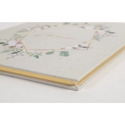 Livre d'or 100 pages tranche or - Format 27x22cm - CHAMPÊTRE