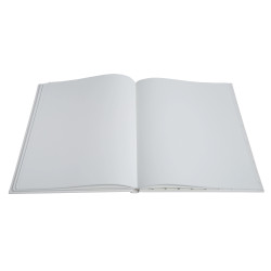 Livre d'or 100 pages blanches Harmony - 27x22 cm vertical