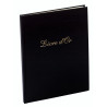 Livre d'or Balacron avec titre 100 pages blanches - 27x22 cm vertical
