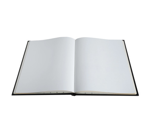 Livre d'or Balacron avec titre 100 pages blanches - 27x22 cm vertical
