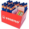 Classpack de 30 crayons Markdry bleus + 2 tailles-crayons