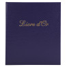 Livre d'or Balacron avec titre 140 pages blanches - 21x19 cm vertical