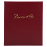 Livre d'or Balacron avec titre 140 pages blanches - 21x19 cm vertical