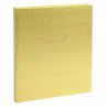Livre d'or Balacron avec titre 140 pages blanches - 21x19 cm vertical