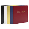 Livre d'or Balacron avec titre 140 pages blanches - 21x19 cm vertical