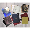 Livre d'or Balacron avec titre 140 pages blanches - 21x19 cm vertical