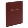 Livre d'or Balacron avec titre 100 pages blanches - 27x22 cm vertical