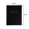 Livre d'or Balacron avec titre 100 pages blanches - 27x22 cm vertical