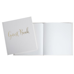 Livre d'or 140 pages tranche or Anglais