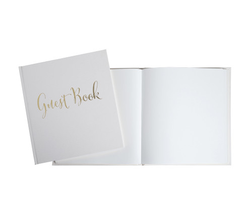 Livre d'or 140 pages tranche or Anglais