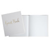 Livre d'or 140 pages tranche or Anglais