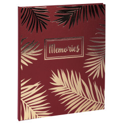 Livre d'or 100 pages tranche or - Format 27x22cm - PALMA