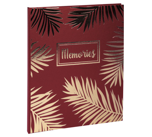 Livre d'or 100 pages tranche or - Format 27x22cm - PALMA