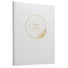 Livre d'or 100 pages tranche or Ringflower
