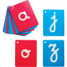 Lettres cursives rugueuses