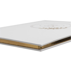 Livre d'or 100 pages tranche or Ringflower