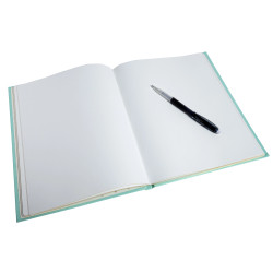 Livre d'or 100 pages tranche or - Format 27x22cm - AQUAREL