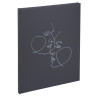 Livre d'or 100 pages tranche argent Art