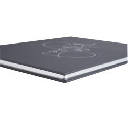 Livre d'or 100 pages tranche argent Art