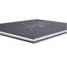 Livre d'or 100 pages tranche argent Art