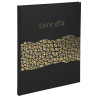 Livre d'or 100 pages tranche or Aramy