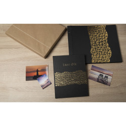 Livre d'or 100 pages tranche or Aramy