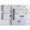 Livre d'or 100 pages tranche blanche - Format 27x22cm - TERRAZZO