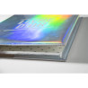 Livre d'or 100 pages tranche argent - Format 27x22cm - GLOSSY