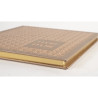 Livre d'or 140 pages tranche or - Format 21x19cm - PALMYRE