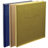 Livre d'or Balacron avec titre 140 pages blanches - 21x19 cm vertical