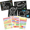 Ateliers gommettes animaux sauvages