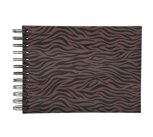 Album photos à spirales 50 pages noires Zebra - 23x16 cm
