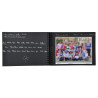 Album photos à spirales 50 pages noires pour photos de classe - 32x22 cm