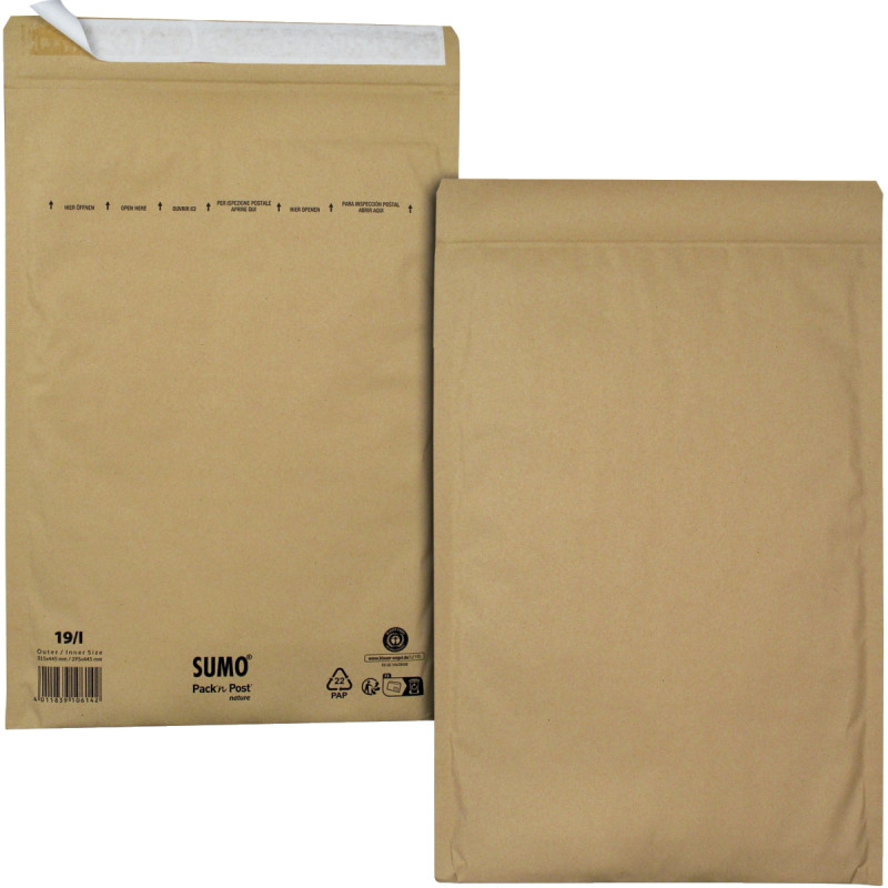 Paquet 10 pochettes Kraft 315x445