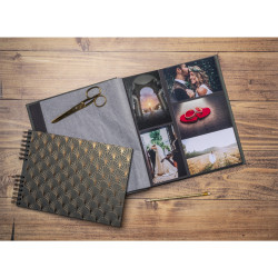 Album photo livre 60 pages noires Néo Déco