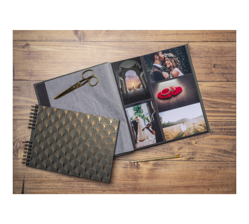Album photo livre 60 pages noires Néo Déco