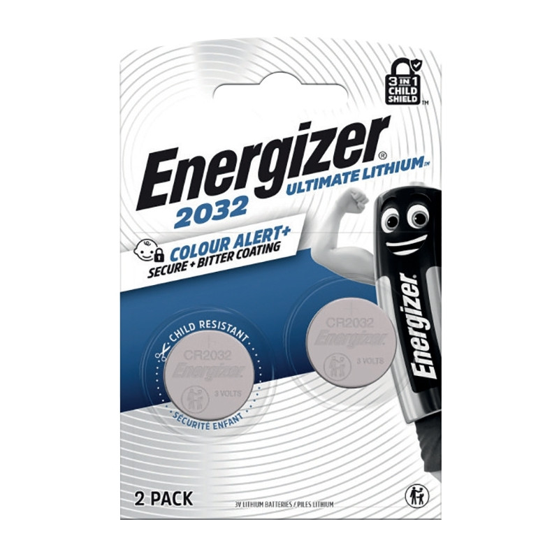 Blister 2 Piles Energizer Ultimate Lithium 2032