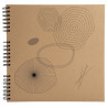 Album photos à spirales 60 pages noires - Format 32x32cm - ETERNECO