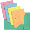 Paquet de 25 chemises HV pour dossiers suspendus, coloris pastel assor