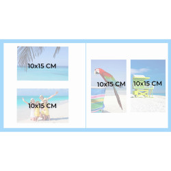 Album photos livre 30 pages noires - Format 25x25cm - PALMA