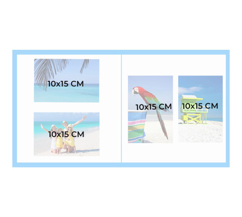 Album photos livre 30 pages noires - Format 25x25cm - PALMA