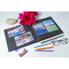 Album photos livre 30 pages noires - Format 25x25cm - PALMA