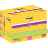 Paquet de 12 blocs de feuilles Super Sticky post-it, 476 x 476 mm, cou