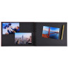 Album photos à spirales 50 pages noires - Format 32x22cm - LIFE rouge