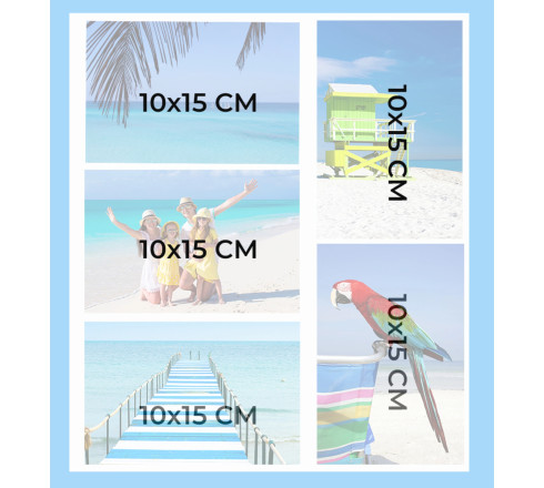 Album photos livre 60 pages noires - Format 29x32cm - AQUAREL