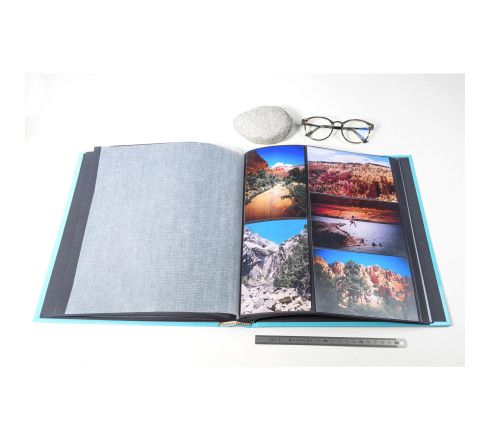 Album photos livre 60 pages noires - Format 29x32cm - AQUAREL
