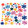 Sachet de 200 pierres décoratives en plastique à coller forme Flaconeu