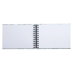 Album photo à spirales 50 pages blanches Flamingo