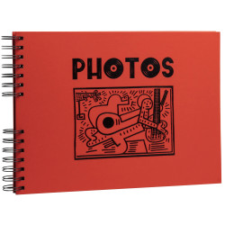 Album à spirales 50 pages noires Musicart